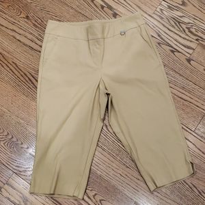 EP Pro Tan Bi-strech push pedal Golf Capris